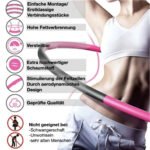 Premium Hula Hoop Reifen 1.0 von FitOne / Kalorienkiller / 8-teilig / patentiertes Wellendesign / hochwertiges PP-Material / stabiler Schaumstoff / Fitnesswaffe – Bild 6