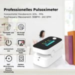 Pulsoximeter / Blutsauerstoffmessgerät / Oximeter für Finger / Mit OLED Anzeige / Professionell und hochgenau / Optimal für Familien, ältere Menschen und Krankenhäuser – Bild 3